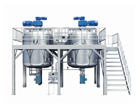 Shampoo Blending Tank